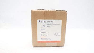 BD 365963 Becton Microtainer Z, No Additive Tubes - Case of 200